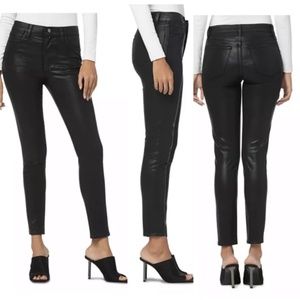 JOE'S JEANS black coated The Skinny Jeans Size 28 (Length 31.5")